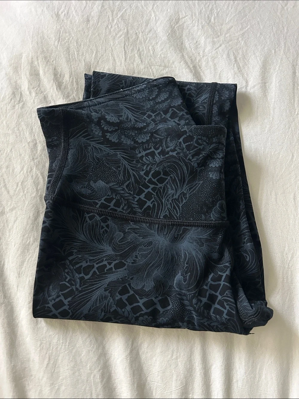 lululemon athletica Navy (pattern) Yoga Leggings